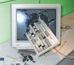 Kraschad datorskärm
