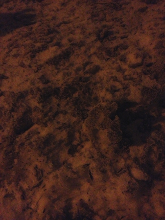 Snöhög med grus